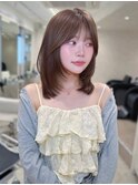 透明感カラー×ワンカールレイヤー