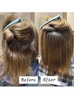 リッシュヘアー(Riche hair)の写真/【南福岡】白髪・うねりのお悩みを、艶のある美しい大人髪へ導く専門サロン