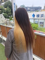 ロータスヘアーデザイン(Lotus Hair Design)&nbsp;【lotus下枝】抜きっぱなしブリーチ/インナーカラー