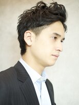 ベックメンズヘアサロン(BEKKU Men's hair salon)&nbsp;スーツでもカジュアルでもニュアンスパーマ大人ショート