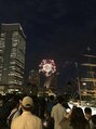 ジュリー(JURY) 開港祭2016。最近の花火はオシャレですね。たーまやー!!!
