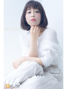 アルターリアン(aL ter LieN) 【aL-ter LieN TAKU】フェミニン小顔ワンカールボブ　千葉