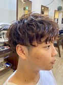 ウェービーマッシュカールパーマ