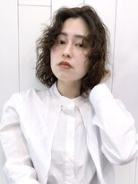 アイティーバイアルバム 藤沢店(IT by ALBUM) カーリーウェーブ_マッシュショートフェザーバング_8568