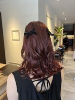 ヘアースタジオ エフ(Hair studio f) ピンクカラー