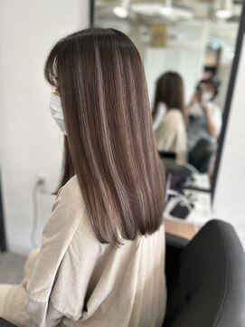 ラフ 難波店(LAFF) #黒髪#ボブルフ#ネビージュ#小顔#ワンレン