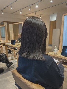 クラップス 上大岡(CLAPS) 地毛風ブラック/ディープグレー/赤み消し/切りっぱなし