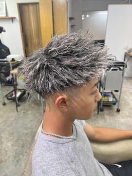 エルオム(EL.HOMME) 【TAKASHI】ツイストホワイトメッシュ