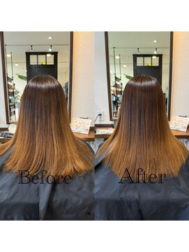 ゴデーレ(GODERE) 髪質改善＊縮毛矯正＊ツヤ感美シルエットロングヘア20代30代