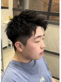 大分メンズカットスパイキーショート刈り上げツーブロック