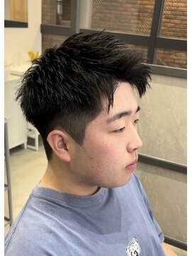 スイッチ(men's SWITCH) 大分メンズカットスパイキーショート刈り上げツーブロック