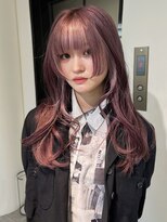 ペレ 梅田(PELE)&nbsp;前髪/アンブレラカラー/こなれミディ/イメチェン/ウェーブパーマ