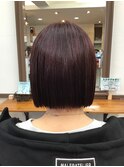 切りっぱなしボブ