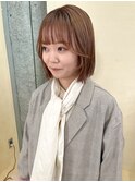 【snuw_ayano】切りっぱなしボブ/顔まわりカット
