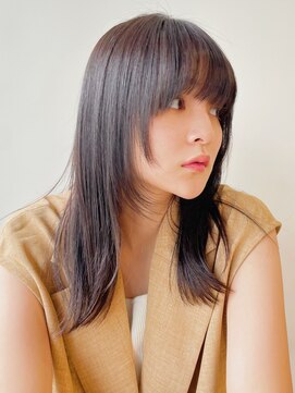 ガーデン 銀座(GARDEN) 美髪 ブルーブラック 艶髪 顔まわりレイヤー ワイドバング