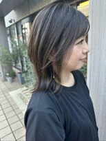 ヴィサージュメゾン(VISAGE maison)&nbsp;ミディアムレイヤー×オリーブベージュ