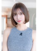 20代30代/大人可愛い/前下がりショートボブ/ナチュラルボブ