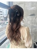 オトナ女子 20代 30代 お呼ばれヘア ヘアアレンジ ハーフアップ 