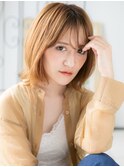 綾瀬/髪質改善/デザインカラー♪コーラルオレンジ!レイヤーボブc