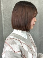 ロンド 表参道店(Lond)&nbsp;くびれヘア/アプリコットオレンジ/ハイライトカラー/ミディアム