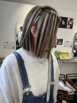 キング 心斎橋店(K!ng) 縮毛矯正髪質改善レイヤーカットトリートメント心斎橋美容室