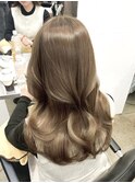 ゆるふわミディアム/ブラウンベージュ/ココアブラウン