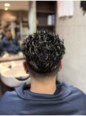 メッシュ×ベーシックパーマ