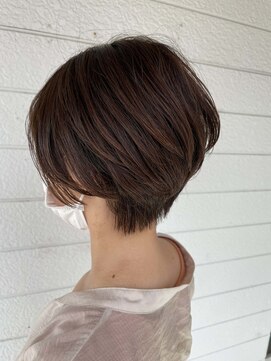似合わせカット丸みショートくびれショートボブ
