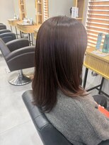 マリーチレイ(lei marichi ray)&nbsp;レイヤーカット×暖色系カラー