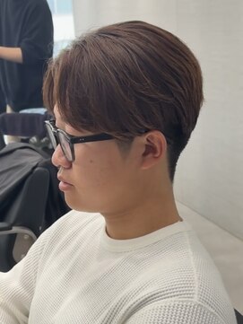 ゴート(GOATO) 曲がる縮毛矯正 センターパート 鹿児島メンズ