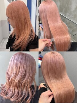 サロウィン 広島(SALOWIN) 初カラー案　残留しずらいペールピンク