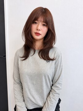 エルガ バイ コバルト(LGA by cobalt) ハッシュカット×艶やかブラウン