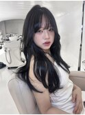 INOAカラーで透明感ブルーブラック◎艶感アップ♪