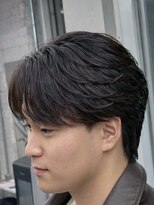 オーバル ジングウマエ(OVARL jingumae) フェザーパーマセンターパートサーフカール