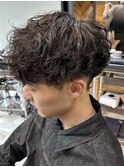 マッシュ×シャドウパーマ