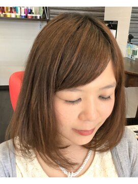 ヘアーデザイン アモール(Hair Design Amor) 肩上まるんボブ
