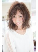 スパイラルエアリーボブパーマ
