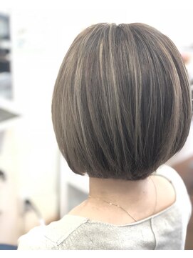 ギャラクシー ヘアードレッサーズ(galaxy hairdressers) ハイライト×グレージュ