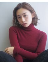 クラン(clan)&nbsp;くせ毛カバー　アッシュカラー　上品フォルム大人ボブ