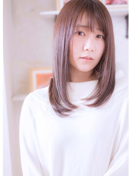 ヘアーラウンジ ハピル(Hair lounge Hapir) シルキーストレート/シルキーベージュ/20代30代40代