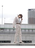 《東住吉区/個室サロン》ショートウルフ×ハーブカラー