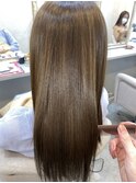 髪質改善　超音波艶髪　ココアブラウン