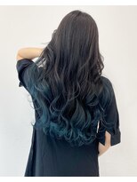 アライブ キチジョウジ(ALIVE Kichijoji)&nbsp;【ALIVE吉祥寺】グラデーションカラー＊インナーカラーブルー