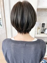 キャアリー(Caary)&nbsp;福山市美容室caaryエアリーパーマのショートボブ