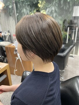 シェル 吉祥寺(shell) 大人かわいい20代30代40代ひし形ハンサムショートボブ