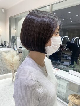 マイル 渋谷(mile) 美髪ヘア/大人かわいい/大人ショート/ベージュカラー/渋谷駅