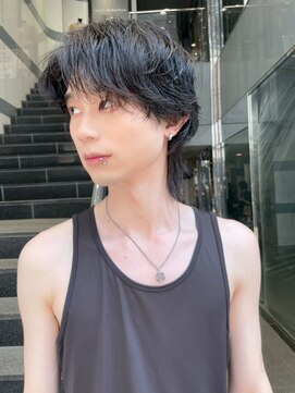 アイティーバイアルバム 八王子店(IT by ALBUM) メンズカット_アップバングコンマヘアスキンフェード_ba400011