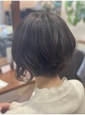 ショートボブのデジタルパーアで、ワンランクのおしゃれ