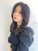 シエルバイアフロート(ciel by afloat)&nbsp;〈藤間〉ナチュラル韓国ガーリー/グレージュ/センターバング