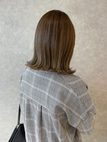 オブジェ シエル(obje't ciel)&nbsp;【obje't ciel】外ハネボブ×ブラウン【暮石 唯】